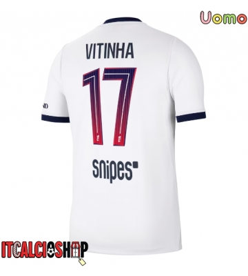 Paris Saint-Germain Vitinha #17 Seconda Maglia 2026-27 Manica Corta